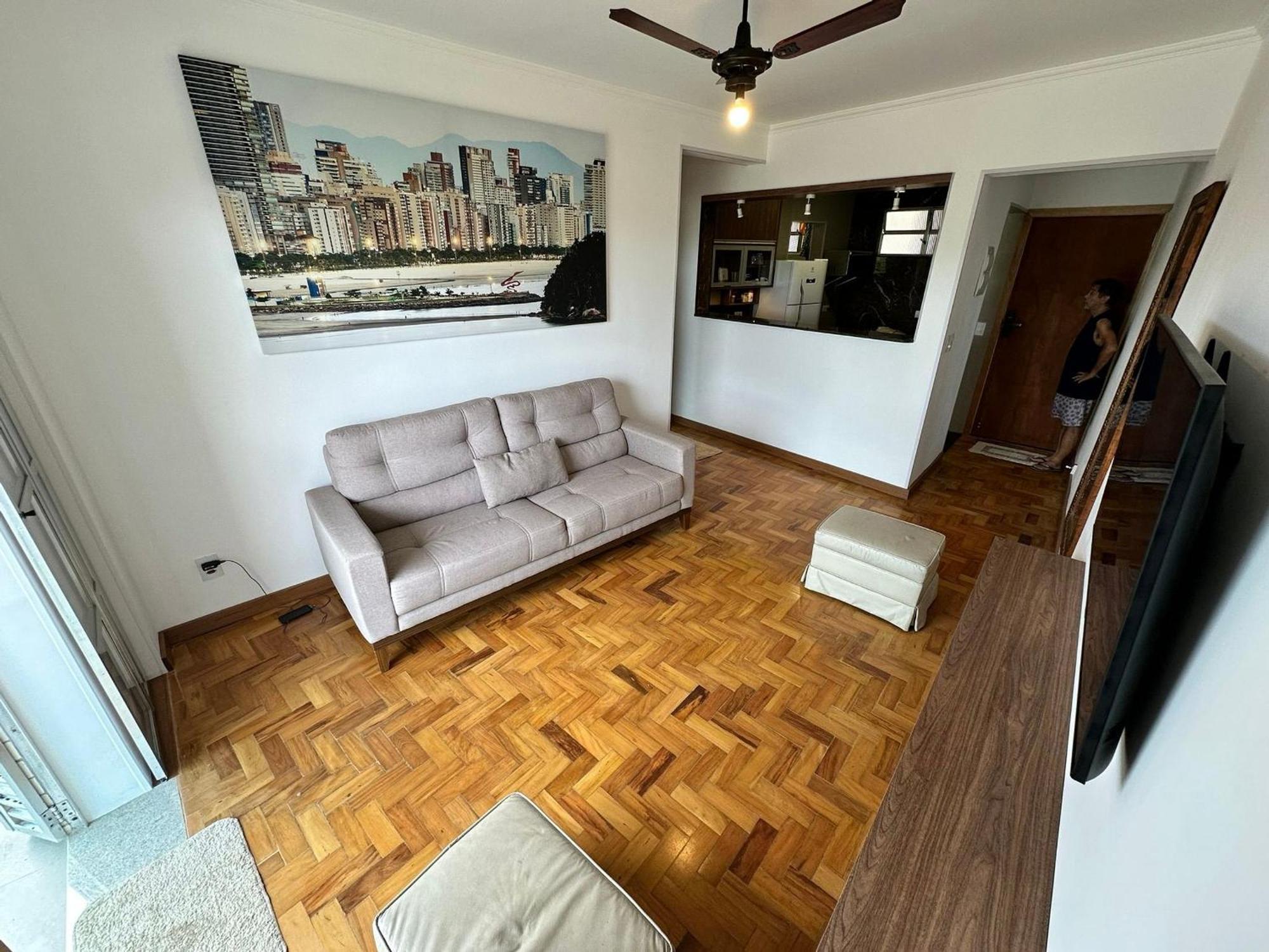 Ap Pe Na Areia Vista Parcial Mar Apartment Santos  Exterior photo