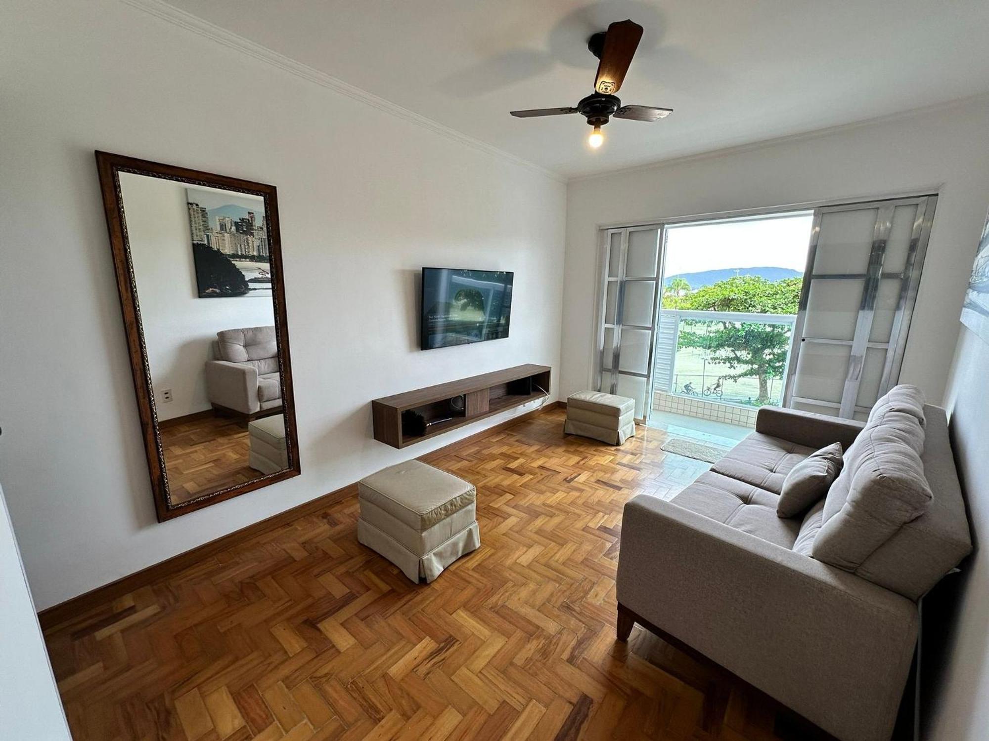 Ap Pe Na Areia Vista Parcial Mar Apartment Santos  Exterior photo